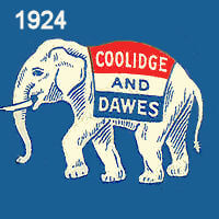 1924 Coolidge & Dawes Sticker